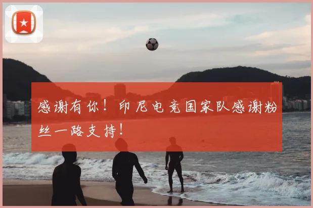 感谢有你!印尼电竞国家队感谢粉丝一路支持!